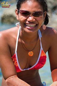 Bathing Suit Young Exotic Woman